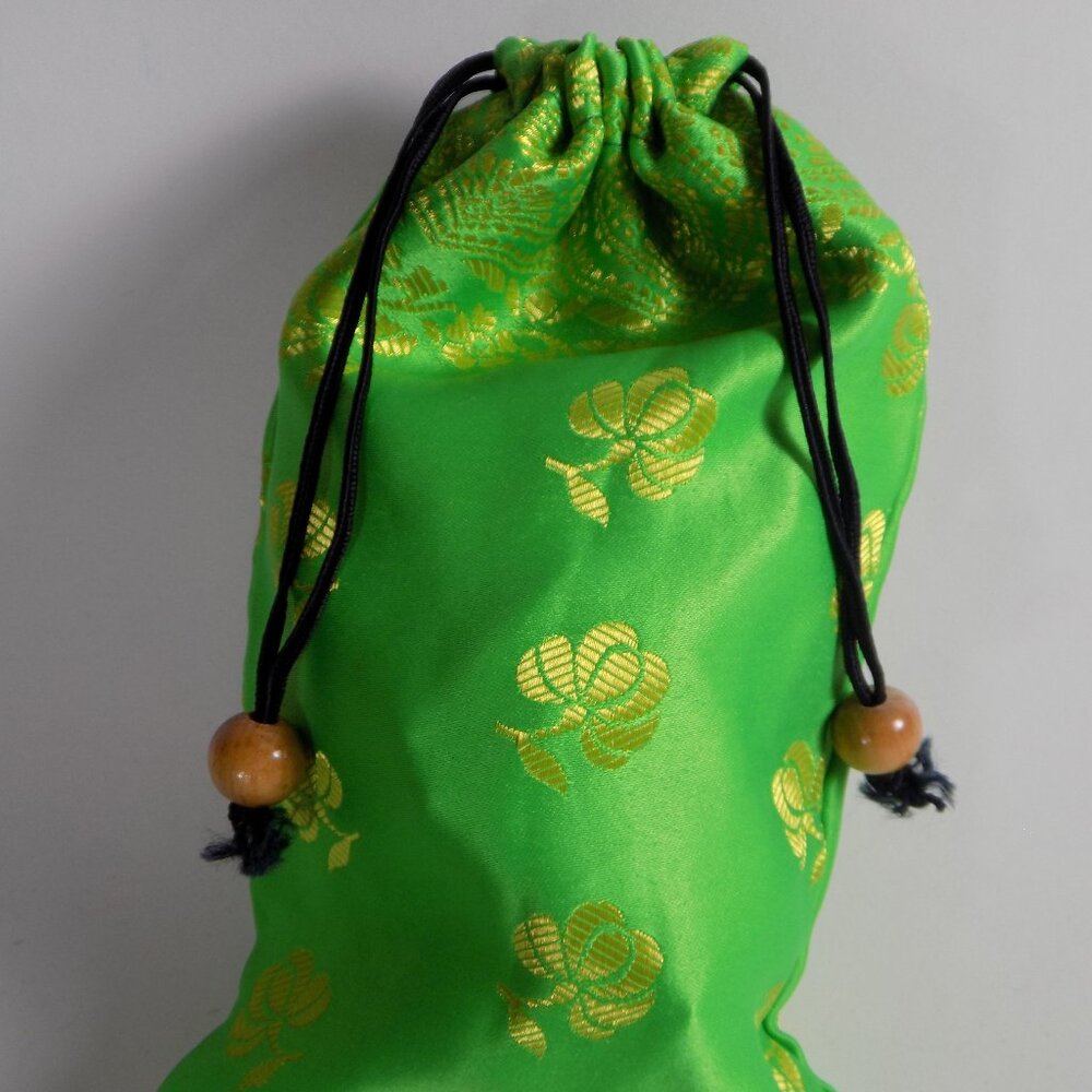 Handmade Large Dice Bag Pouch 7.5 x 5" Renaissance Medieval Faire Trinket DnD